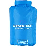 Lifeventure Cotton Sleeping Bag Liner blue mummy - Vložka do spacáku