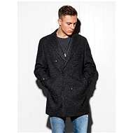 Ombre Clothing Pánský kabát Becker černý L - Kabát