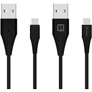 Swissten datový kabel USB-C 1.5m prodloužený konektor černý  - Datový kabel