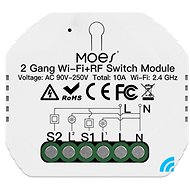 MOES Hidden wifi smart switch 2 gang - WiFi spínač