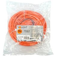 Solight Prodlužovací kabel, 1 zásuvka, oranžová, 20m - Prodlužovací kabel