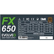 EVOLVEO FX650 80Plus Bronze - Počítačový zdroj