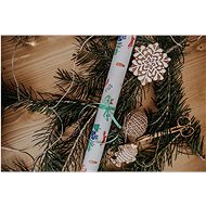 Be Nice Rodinný vánoční balící papír velký (3 ks) - Dárkový balící papír