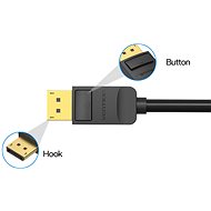 Vention DisplayPort (DP) to HDMI Cable 2m Black - Video kabel