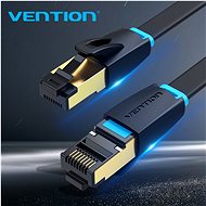 Vention Flat Cat.8 Patch Cable 5m Black - Síťový kabel