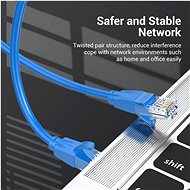 Vention Cat.6 UTP Patch Cable 0.5m Blue - Síťový kabel