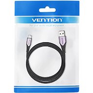 Vention Cotton Braided Micro USB to USB 2.0 Cable Purple 1.5M Aluminum Alloy Type - Datový kabel