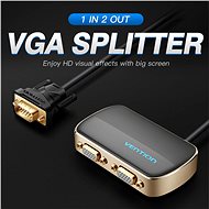 Vention 1 In 2 Out VGA Splitter 1m Black - Rozbočovač