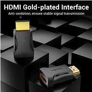 Vention HDMI Male to Female Adapter Black - Redukce