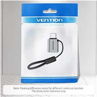 Vention USB-C (M) to USB 3.0 (F) OTG Adapter Gray Aluminum Alloy Type - Redukce