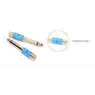 Vention 6.3mm Male Jack to RCA Female Audio Adapter Gold - Redukce
