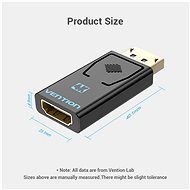 Vention DisplayPort (DP) to HDMI 4K Adapter - Redukce