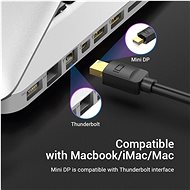 Vention Mini DisplayPort (miniDP) to HDMI Cable 1.5m Black - Video kabel