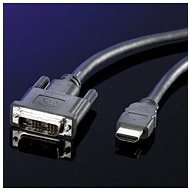ROLINE DVI - HDMI propojovací, stíněný, 1m - Video kabel