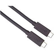PremiumCord USB4 40Gbps 8K@60Hz kabel s konektory USB-C, Thunderbolt 3 délka: 1,2m - Datový kabel