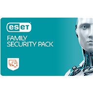 ESET Family Security Pack pro 3 počítače a 3 mobilní zařízení na 12 měsíců (elektronická licence) - Internet Security
