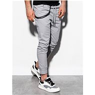 Pánské jogger kalhoty Cowal světle šedé - Kalhoty