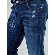 Pánské riflové kalhoty Meg tmavě modré - Kalhoty