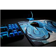 XTRFY Large Gaming Mousepad GP4 Modrá - Herní podložka pod myš