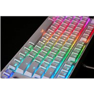 XTRFY K4 TKL RGB, Kailh Red, Bílá - US - Herní klávesnice