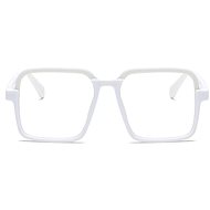 VeyRey Brýle blokující modré světlo hranaté Dagny bílé - Brýle na počítač