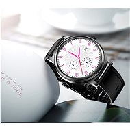 WowME Roundwatch stříbrné - Chytré hodinky