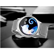 WowME Roundwatch stříbrné - Chytré hodinky