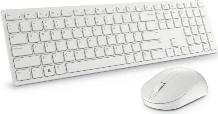 Set klávesnice a myši Dell Pro KM5221 W biela – DE Screen