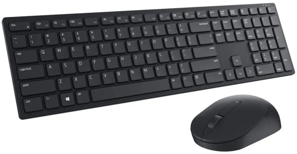 Tastatur/Maus-Set Dell Pro KM5221W schwarz - US (QWERTY) ...