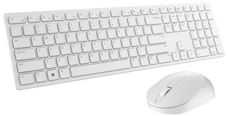 Set klávesnice a myši Dell Pro KM5221W biela UK (QWERTY) ...