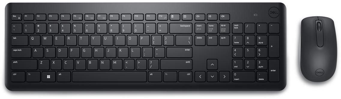 Tastatur/Maus-Set Dell KM3322W - US Screen