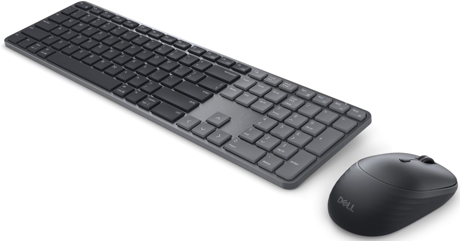 Keyboard and Mouse Set Dell Pro 7 Slim KM726 black - US INT ...