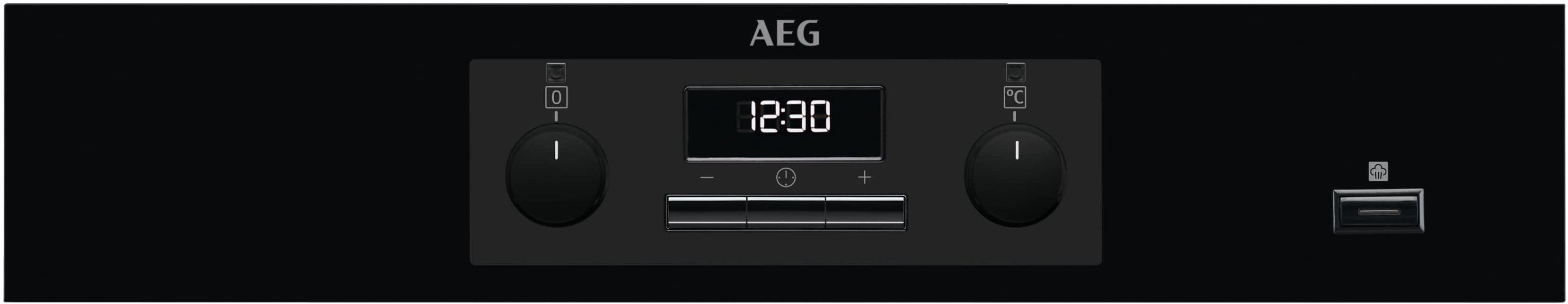 Oven & Cooktop Set AEG Mastery SteamBake BEB351111B + AEG Mastery DirectTouch HK654070IB ...