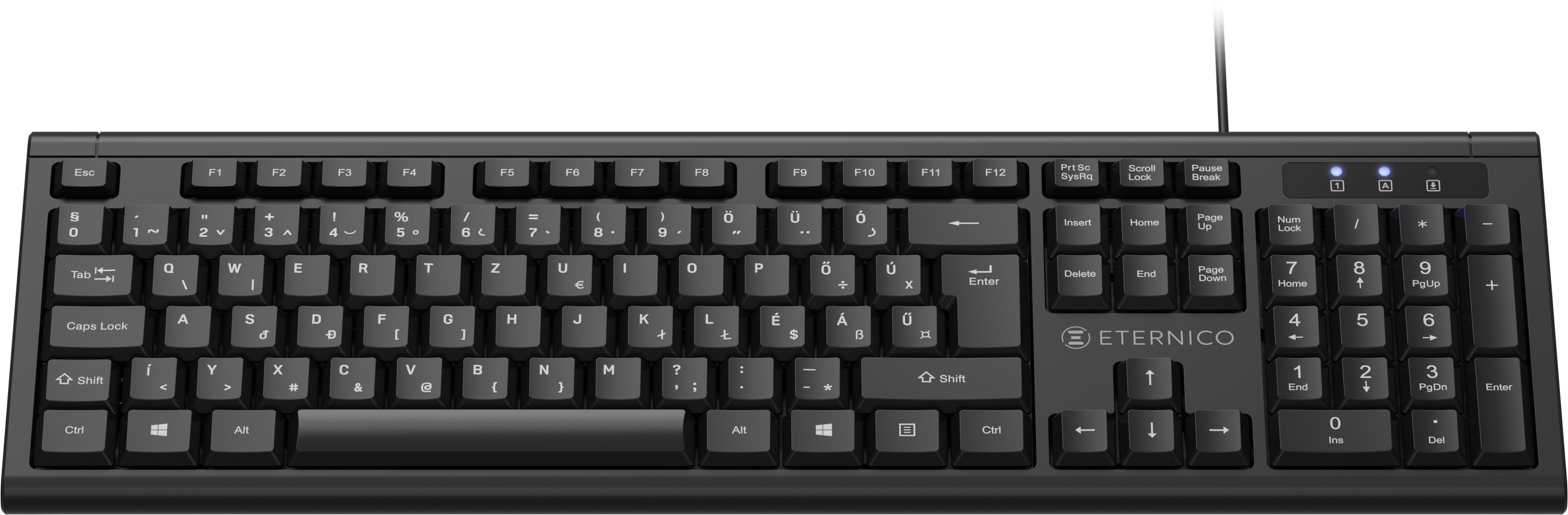 Klávesnica Eternico Essential Keyboard Wired KD1000 – HU ...