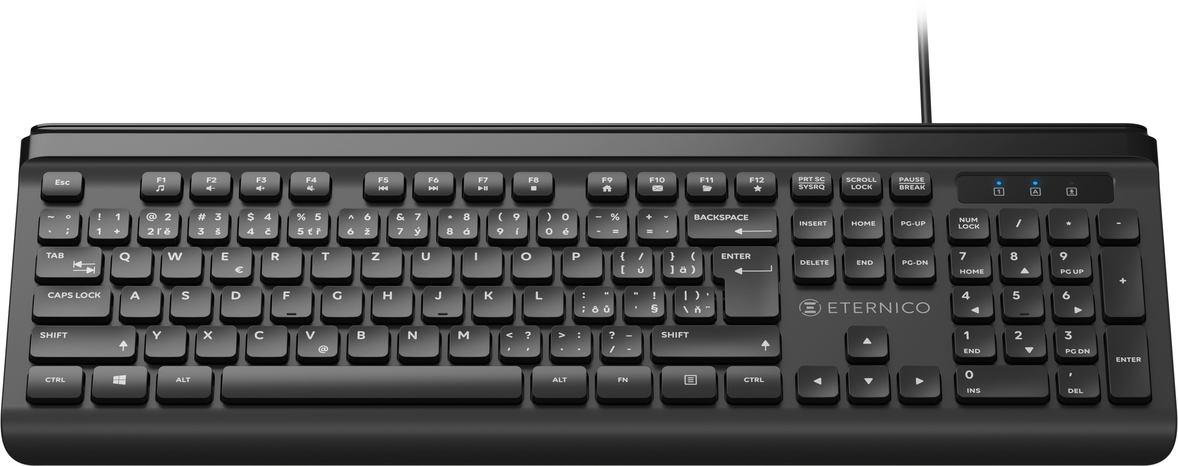 Keyboard Eternico Home Keyboard Wired KD2020 black - CZ/SK ...