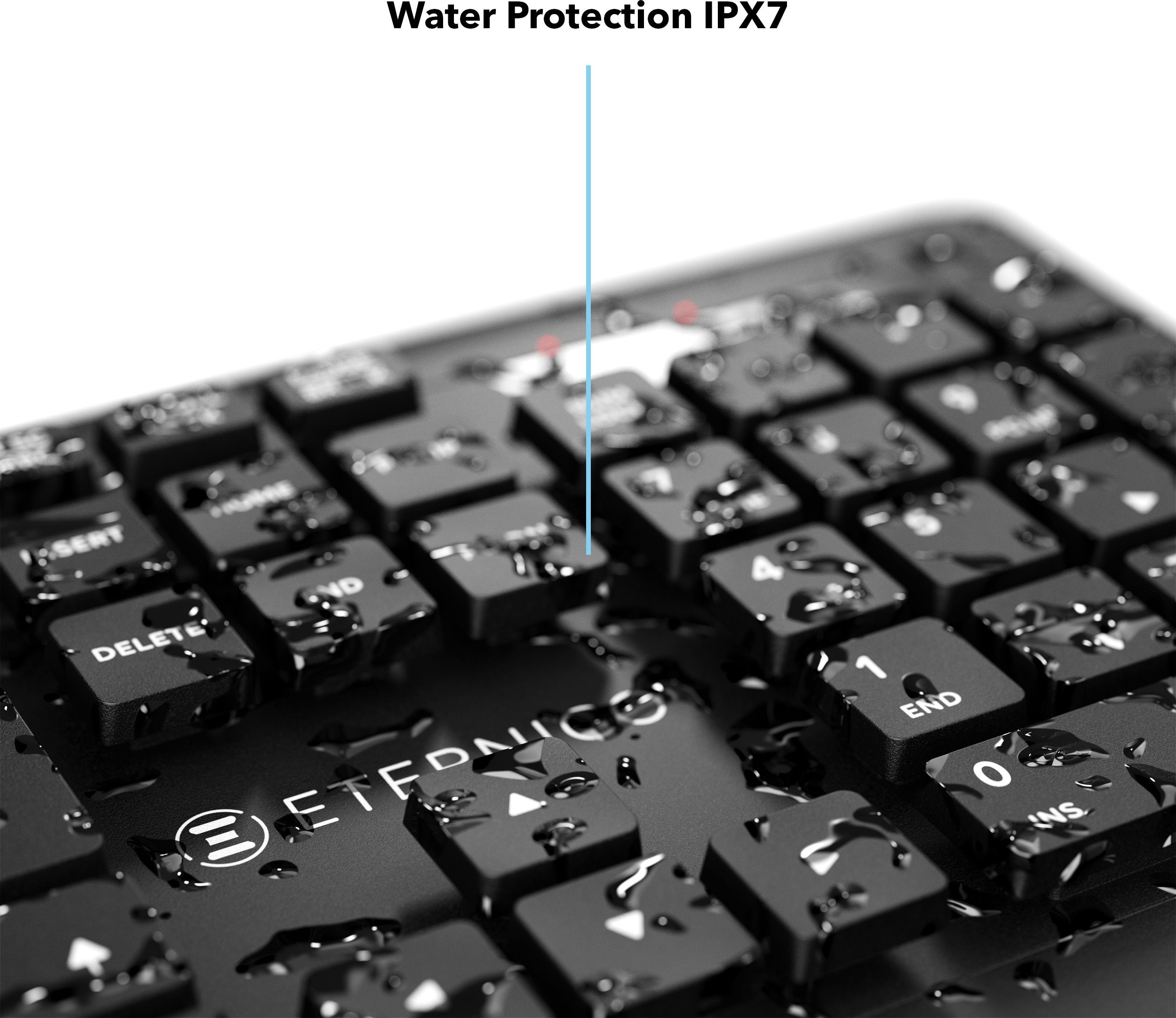 Tastatur Eternico Pro Keyboard Waterproof IPX7 KD2050 schwarz - CZ/SK ...