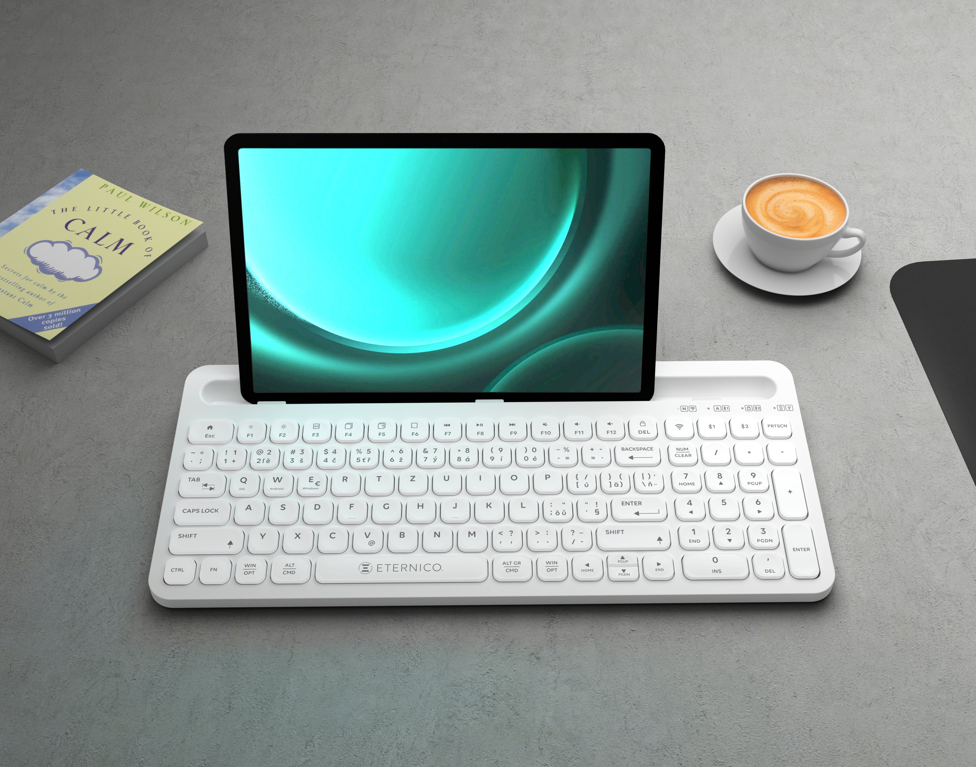 Keyboard Eternico Keyboard wireless KSB5270 white - CZ/SK ...