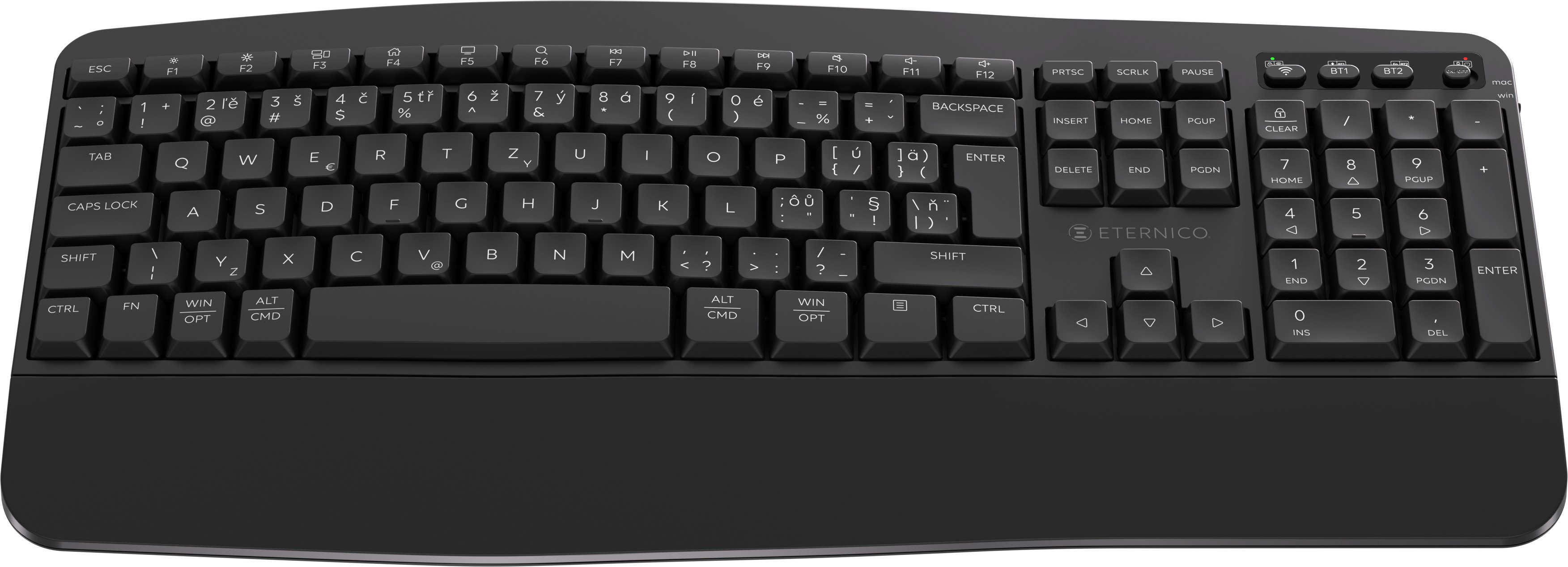Keyboard Eternico Ergonomic Keyboard wireless KSB2430 - CZ/SK ...