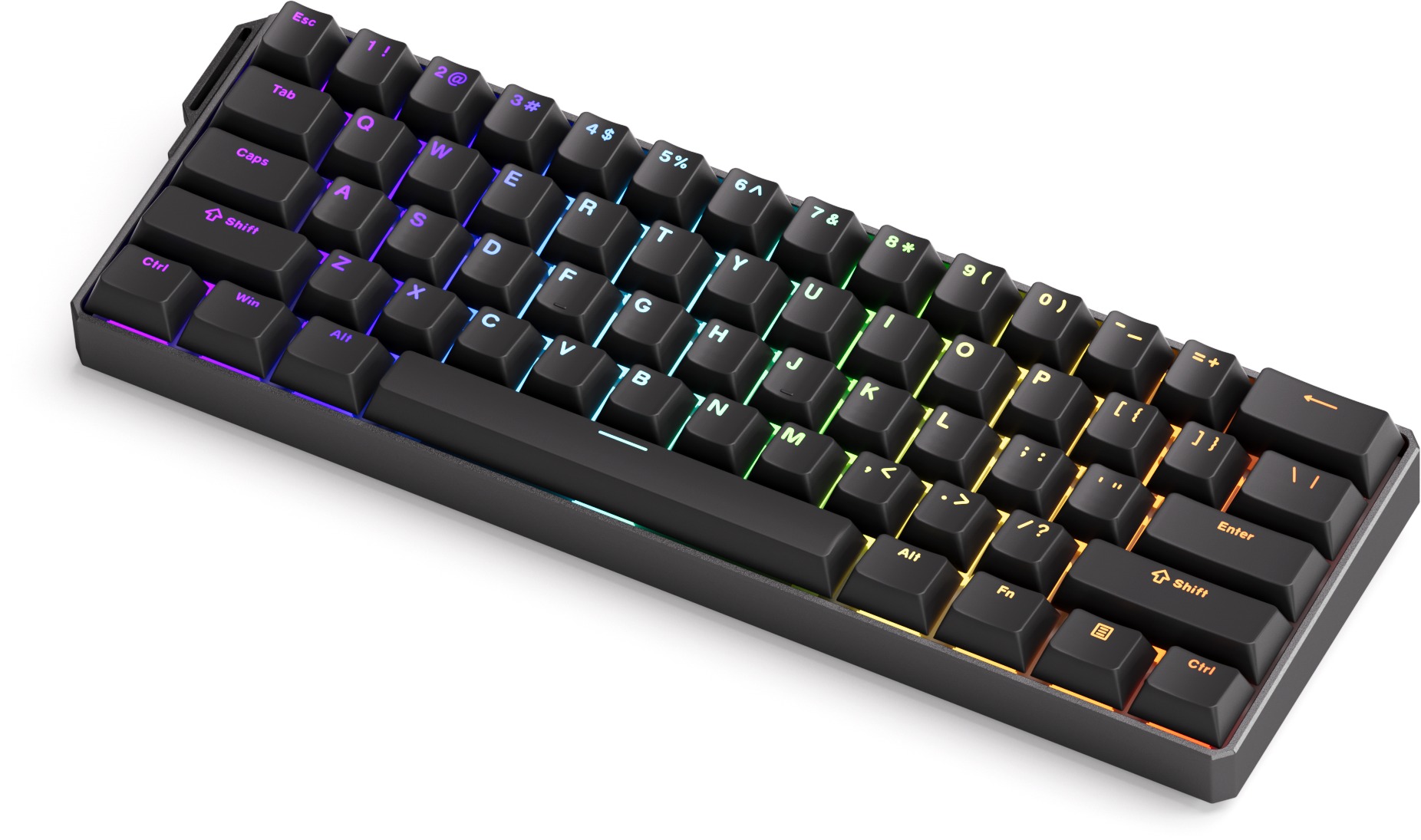 Gaming Keyboard AKKO MONSGEEK FUN60 Ultra-ST Black-TMR Wired mode(AKKO Glare Magnetic switches) ...
