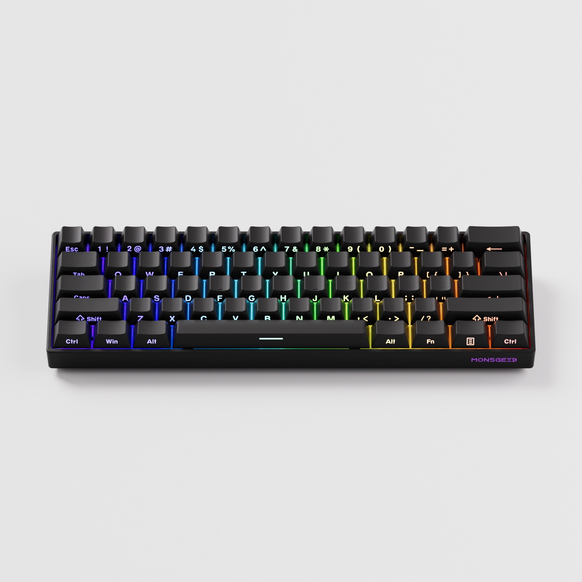 Gaming Keyboard AKKO MONSGEEK FUN60 Pro-ST Wired Black (Wired 8K Polling Rate) ...