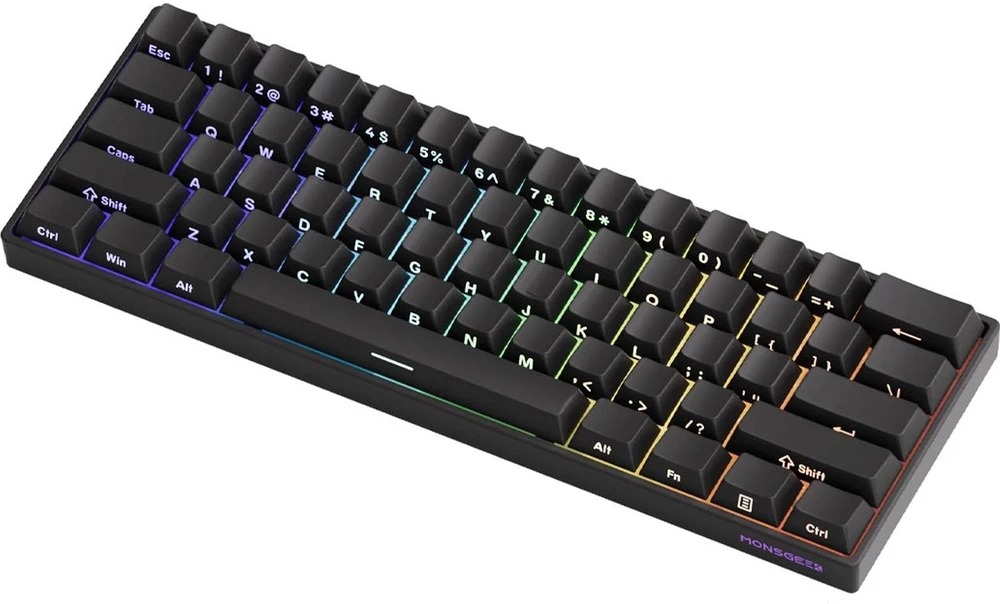 Gaming Keyboard AKKO MONSGEEK FUN60 Pro-ST Wireless Black (Wired 8K Polling Rate) ...