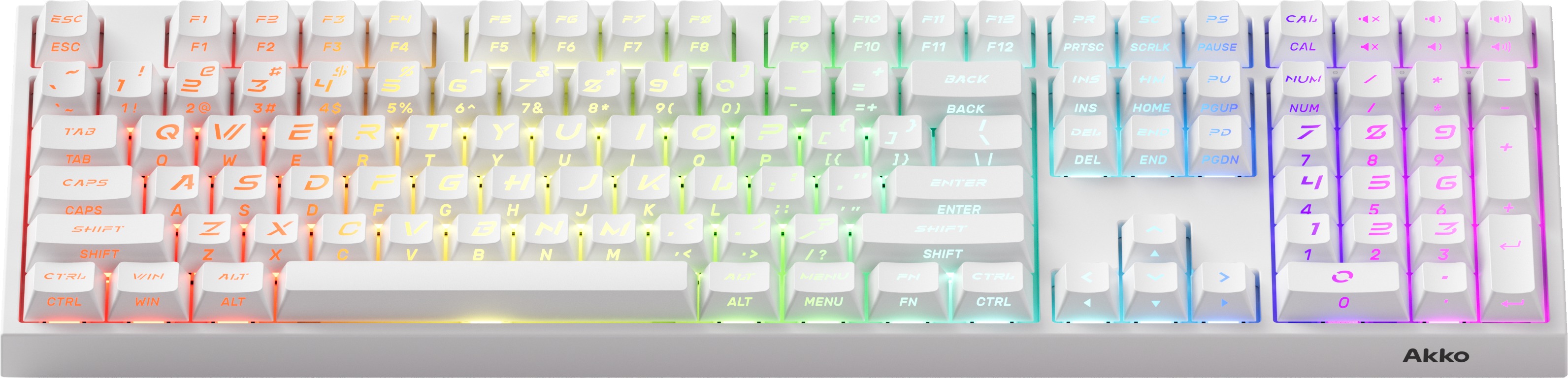 Tastatur AKKO 5108 V5-HE White Star Trail ...