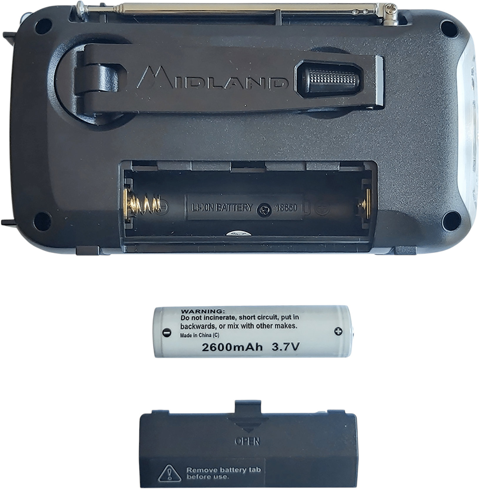 Radio ALAN Midland ER100 emergency, with 2600 mAh battery ...