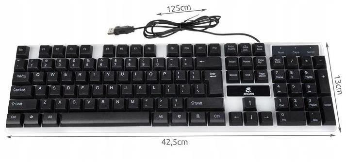 Herná klávesnica Herná LED K12540 ...