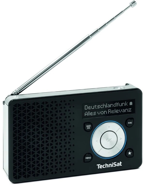 Radio TechniSat Radio receiver DAB+/FM Digitradio 1 A, black/silver ...