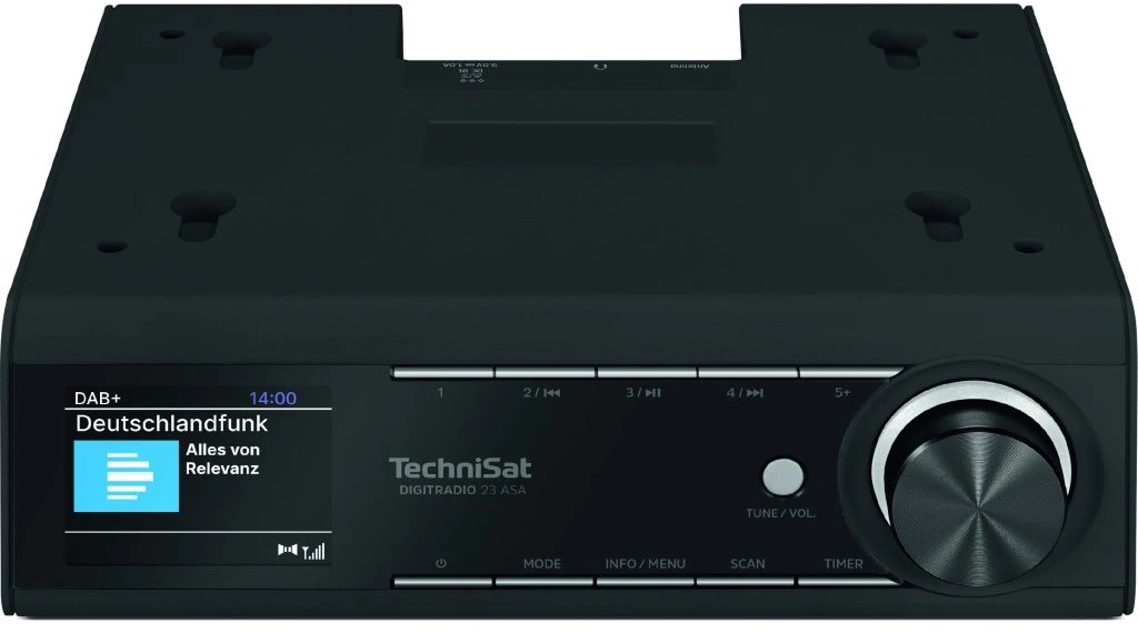 Radio TechniSat Kitchen radio FM/DAB/BT Digitradio 23 ASA, black ...
