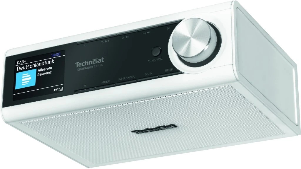 Radio TechniSat Kitchen radio FM/DAB/BT Digitradio 23 ASA, white ...