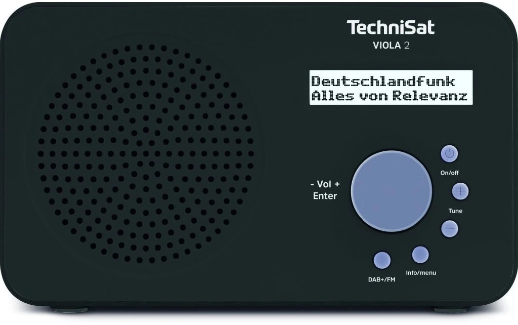 Radio TechniSat Radio receiver DAB+/FM Viola 2, black ...