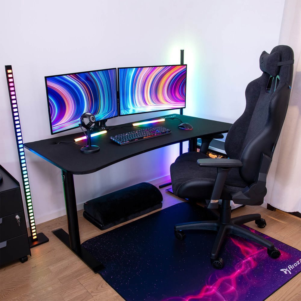 Mouse Pad AROZZI Arena Medium Desk Pad black ...