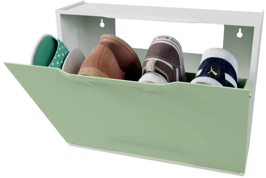 Shoe Rack ARTPLAST Plastic shoe rack green 51 × 17,3 × 40 cm ...